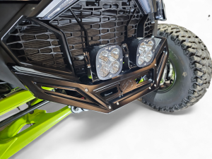 Polaris Pro S Bumper - Front - Elektric Off Road - Billet Front Winch - Anodized Black - `22-`25